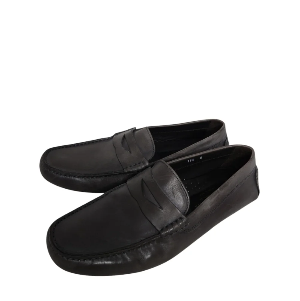 TO BOOT NEW YORK Jaydon Penny Driving Loafer Gray Size 8